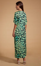 Load image into Gallery viewer, Makuna Dress in Lime Leopard