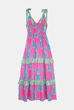 Load image into Gallery viewer, Pink Pineapple Maxi Dress