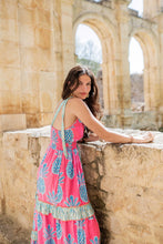 Load image into Gallery viewer, Pink Pineapple Maxi Dress