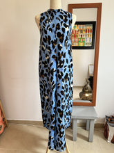 Load image into Gallery viewer, Blue Leopard Jumpsuit
