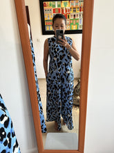 Load image into Gallery viewer, Blue Leopard Jumpsuit