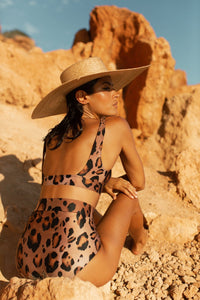 HALO Juniper High-Waisted Brief In Leopard