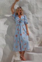 Load image into Gallery viewer, Corsica Shell Maxi Dress - Blue