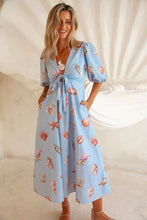 Load image into Gallery viewer, Corsica Shell Maxi Dress - Blue