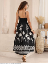 Load image into Gallery viewer, Palm Tree Print Maxi Dress
