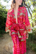 Load image into Gallery viewer, Piti Cuiti Ipanema Rosa Set with Kimono &amp; Wide Leg Trousers