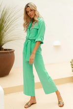 Load image into Gallery viewer, Amalfi Jumpsuit in Mint (sun damaged)