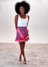 Load image into Gallery viewer, Lucia Wrap Skirt in Rainbow