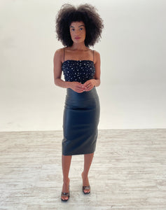Storm Bodysuit in Black Speckle