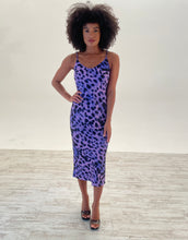 Load image into Gallery viewer, Sienna Midaxi Dress in Lilac Leopard