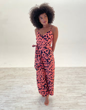 Load image into Gallery viewer, Gabriella Jumpsuit in Plorange Leopard