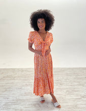 Load image into Gallery viewer, Alita Midi Dress in Orange