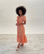 Load image into Gallery viewer, Alita Midi Dress in Orange