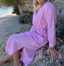 Load image into Gallery viewer, Kaia Shirt Dress in Candy Stripe
