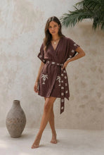 Load image into Gallery viewer, Patina Short Wrap Dress