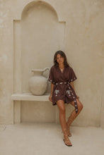Load image into Gallery viewer, Patina Short Wrap Dress