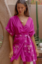 Load image into Gallery viewer, Patina Short Wrap Dress