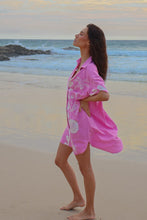 Load image into Gallery viewer, Ocean Club Shirt Dress Pink