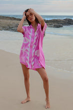 Load image into Gallery viewer, Ocean Club Shirt Dress Pink