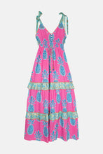 Load image into Gallery viewer, Pink Pineapple Maxi Dress