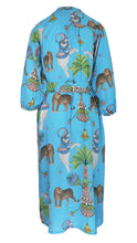 Load image into Gallery viewer, Riviera Resort Dress in Lunch with Leopards Print