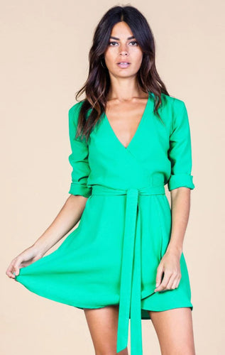 Zeina Dress in Green (sun damaged)