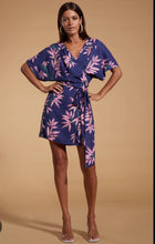 Load image into Gallery viewer, Kansas Mini Wrap dress in Bamboo Navy