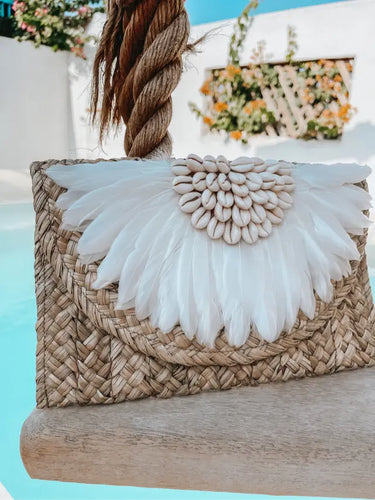 Boho Bliss Pouch in White