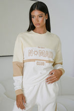 Load image into Gallery viewer, Boston Sweatshirt in Cream/White