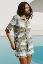 Load image into Gallery viewer, Cam Shirt in Sage Combo