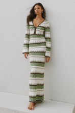 Load image into Gallery viewer, Caprice Maxi Dress in Green Combo