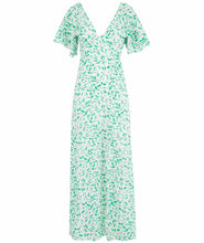 Load image into Gallery viewer, Ivorie Dress in Green White Leaf