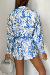 Kiah Shirt in Blue Floral