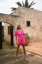 Load image into Gallery viewer, Merlin Playsuit in Pink Leaf