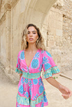 Load image into Gallery viewer, Pink Pineapple Short Dress