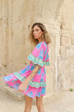 Load image into Gallery viewer, Pink Pineapple Short Dress