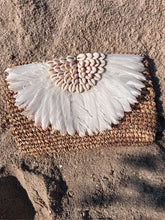 Load image into Gallery viewer, Wanderlust Boho Clutch in White