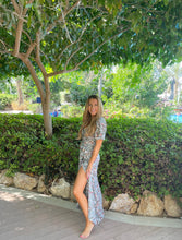 Load image into Gallery viewer, Cleo Maxi Dress in Sage Tropical