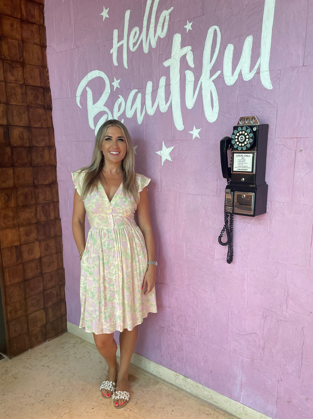 Polly Dress in Pastel Mix