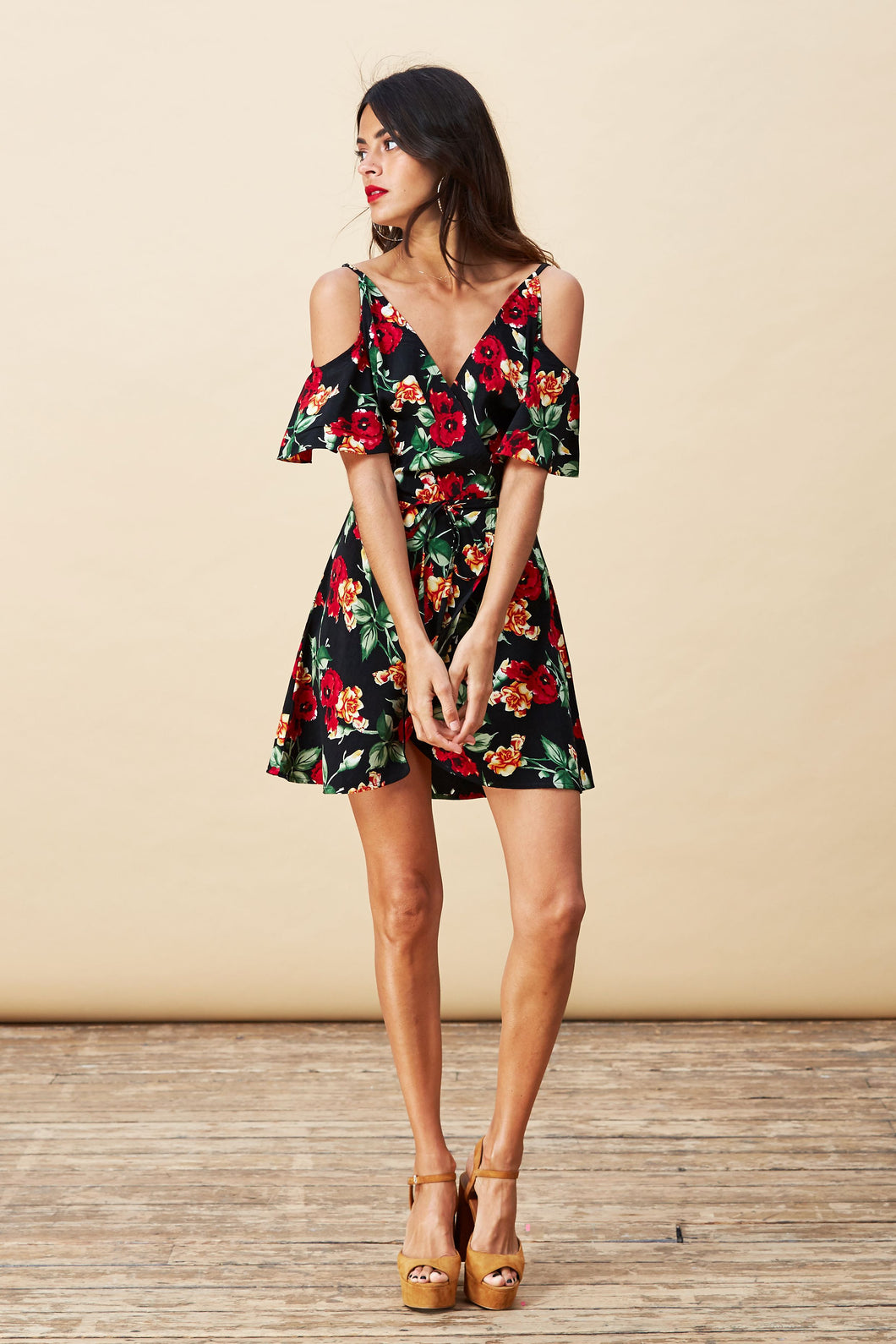Marlin Dress in Wild Rose