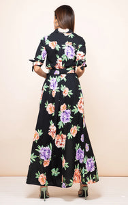 Dove Dress in Plorange Peony