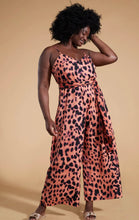 Load image into Gallery viewer, Gabriella Jumpsuit in Plorange Leopard