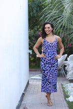 Load image into Gallery viewer, Sienna Midaxi Dress in Lilac Leopard