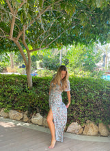 Load image into Gallery viewer, Cleo Maxi Dress in Sage Tropical
