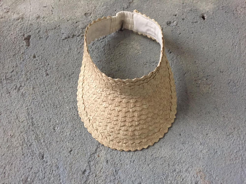 Cream Visor