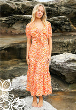 Load image into Gallery viewer, Alita Midi Dress in Orange