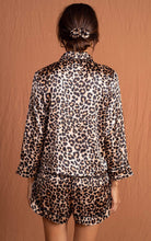 Load image into Gallery viewer, Oonah Shortie Pyjama Set in Rich Leopard