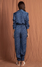 Load image into Gallery viewer, Sami Jumpsuit in Abstract White on Navy