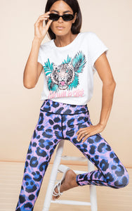 Izumi Leggings in Purple Leopard