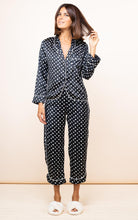 Load image into Gallery viewer, Enya Pyjama Set in Black Dotty